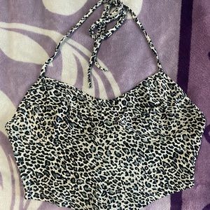 Leopard print cami top